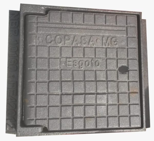Tampa Ferro Fundido 20x20 Reforçada